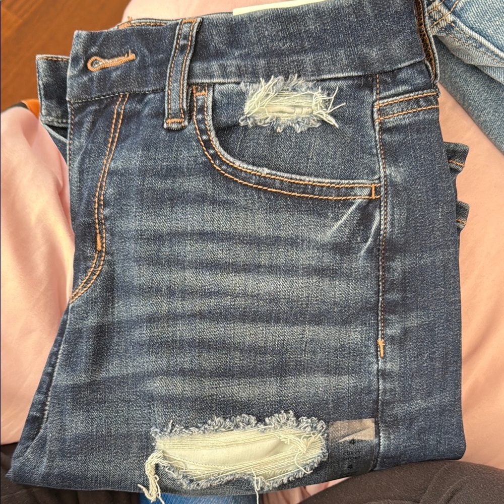 Distressed Blue Women's Jeans